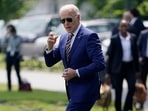 President Joe Biden walks to board Marine One on the Ellipse near the White House grounds, Friday, June 18, 2021, in Washington. President Joe Biden walks to board Marine One on the Ellipse near the White House grounds, Friday, June 18, 2021, in Washington.