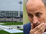 Nasser Hussain rained the fickle nature of English rain. (Getty Images) Nasser Hussain rained the fickle nature of English rain. (Getty Images)
