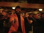 Jagame Thandhiram movie review: Dhanush, in a still from Karthik Subbaraj's new film.