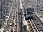 A Noida Metro Rail Corporation’s (NMRC) train (Picture used only for representative purpose) A Noida Metro Rail Corporation’s (NMRC) train (Picture used only for representative purpose)