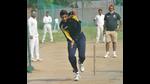 Left-arm pacer Arshdeep Singh during a practice session at SD School, Sector 24, in Chandigarh. (Keshav Singh/HT) Left-arm pacer Arshdeep Singh during a practice session at SD School, Sector 24, in Chandigarh. (Keshav Singh/HT)