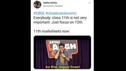 One of the memes on Twitter about the CBSE class 12 evaluation criteria