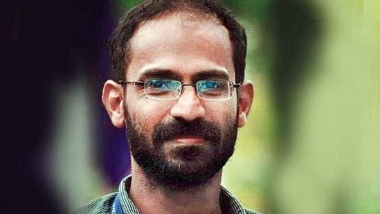 Siddique Kappan, who has acute diabetes, was shifted to a hospital in Delhi after he had tested positive for Covid-19 in April.(Photo via social media) Siddique Kappan, who has acute diabetes, was shifted to a hospital in Delhi after he had tested positive for Covid-19 in April.(Photo via social media)