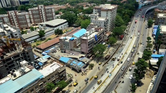 BMC assesses the value of properties every five years to charge a property tax. (Anshuman Poyrekar/HT Photo)