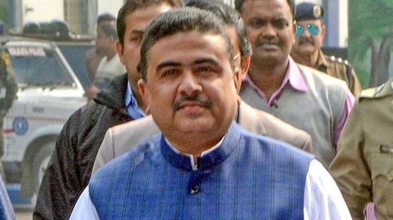 In a letter to speaker Biman Banerjee, Suvendu Adhikari said that Roy joined the TMC without formally resigning from the BJP, although he was elected to the assembly as a leader of the party.. (PTI PHOTO.)