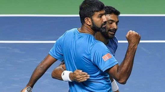 Rohan Bopanna and Divij Sharan(File) Rohan Bopanna and Divij Sharan(File)