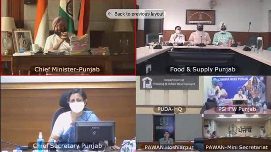 Punjab cabinet holding a virtual meeting on Friday.