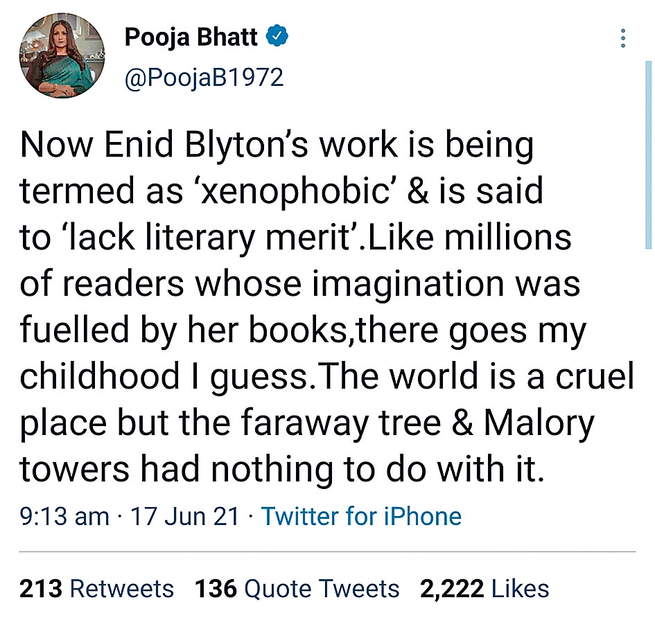 #EnidBlytonControversy: Can criticise, but can’t disregard her, say Indian writers #EnidBlytonControversy: Can criticise, but can’t disregard her, say Indian writers