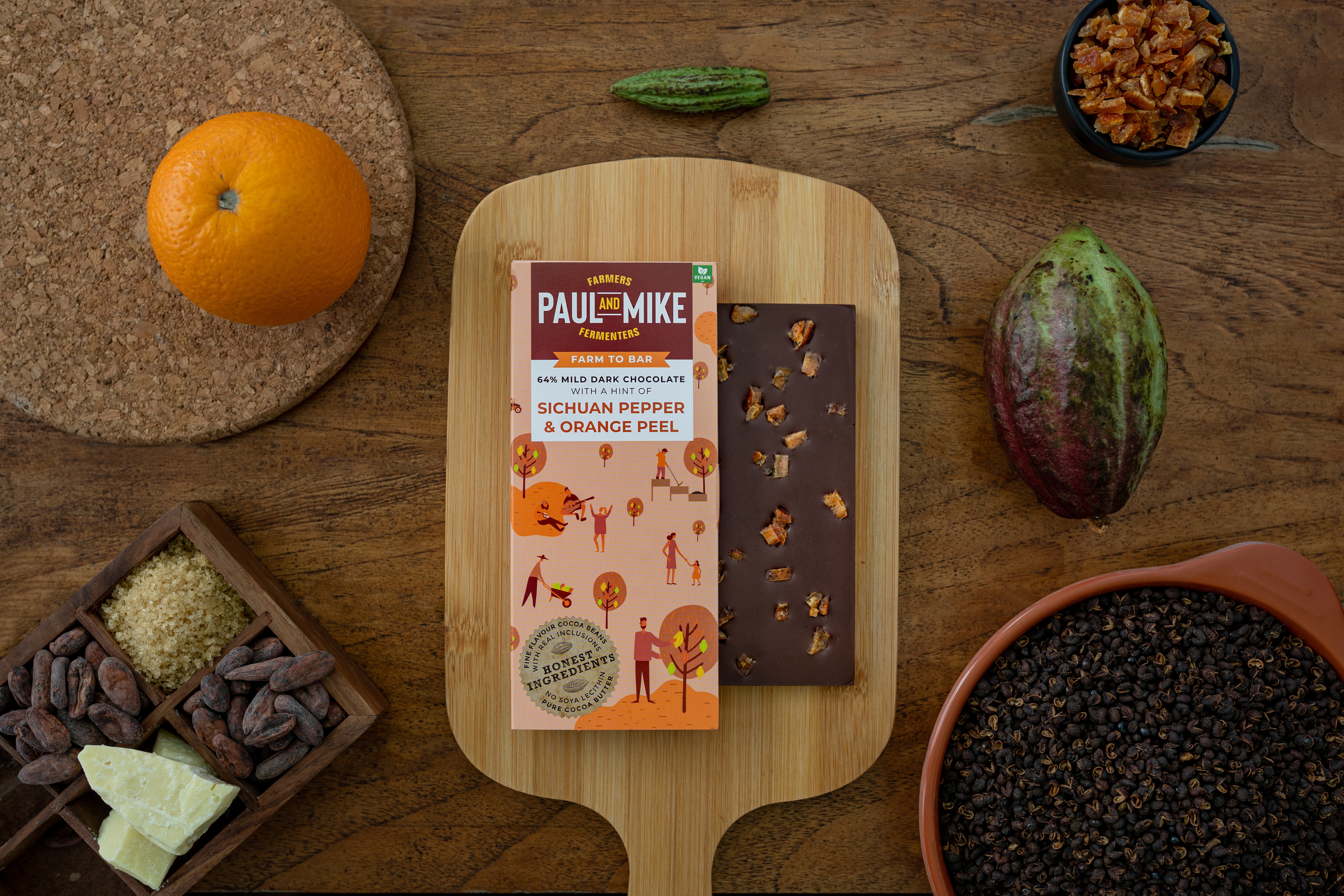Vikas Temani’s winning combination: Sichuan pepper and orange peel, with an underlying taste of high-quality chocolate. (Paul And Mike) Vikas Temani’s winning combination: Sichuan pepper and orange peel, with an underlying taste of high-quality chocolate. (Paul And Mike)