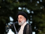 Presidential candidate Ebrahim Raisi speaks during a campaign rally in Tehran, Iran June 15, 2021. 
