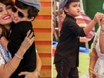 Nisha Rawal with her son Kavish Mehra. Nisha Rawal with her son Kavish Mehra.