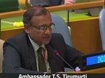 India's ambassador to the UN TS Tirumurti(ANI Twitter) India's ambassador to the UN TS Tirumurti(ANI Twitter)