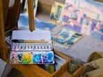 German police said that two 17th century paintings were found by a 64-year-old man in highway dumpster near Ohrenbach in central Germany last month. German police said that two 17th century paintings were found by a 64-year-old man in highway dumpster near Ohrenbach in central Germany last month.