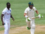 Dean Elgar scored 77. Dean Elgar scored 77.