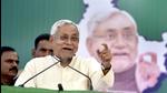 New Delhi, India - April 9, 2017: Bihar Chief Minister and JDU leader, Nitish Kumar during his rally for the forth coming MCD Election at Meetha Pur near Badar Pur in New Delhi, India, on Sunday, April 9, 2017. (Photo by Sushil Kumar/ Hindustan Times) (Sushil Kumar/HT PHOTO) New Delhi, India - April 9, 2017: Bihar Chief Minister and JDU leader, Nitish Kumar during his rally for the forth coming MCD Election at Meetha Pur near Badar Pur in New Delhi, India, on Sunday, April 9, 2017. (Photo by Sushil Kumar/ Hindustan Times) (Sushil Kumar/HT PHOTO)