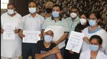 The Ludhiana administration has a stock of 55,000 Covid vaccines. (HT Photo) The Ludhiana administration has a stock of 55,000 Covid vaccines. (HT Photo)