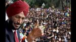As per those living next to his house in Sector 8, there was no big fuss in being neighbours with the legendary sprinter who had bought the house in the 80s. (PTI) As per those living next to his house in Sector 8, there was no big fuss in being neighbours with the legendary sprinter who had bought the house in the 80s. (PTI)