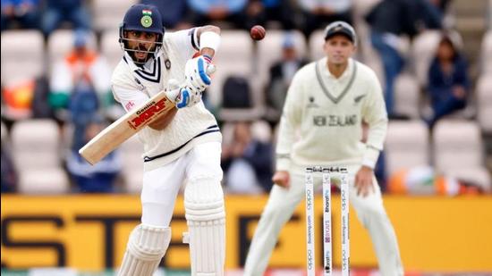 India's Virat Kohli in action against New Zealand in the WTC final on Saturday. (Action Images via Reuters)