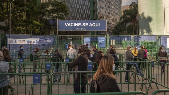 Brazilians are shunning two of the most widely available vaccines in the country, AstraZeneca and Sinovac, waiting it out for Pfizer shots.(Bloomberg)