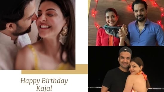 Gautam Kitchlu shares unseen pics of the couple on Kajal Aggarwal's birthday.