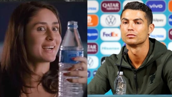 Kareena Kapoor shares a post featuring her dialogue from Jab We Met after Cristiano Ronaldo promoted water over cola.(Handout via REUTERS/Instagram)