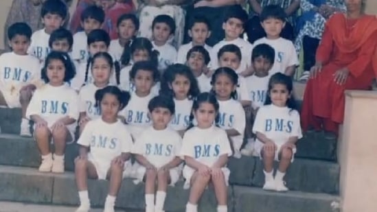 Sara Ali Khan shares a picture from her school days. Sara Ali Khan shares a picture from her school days.