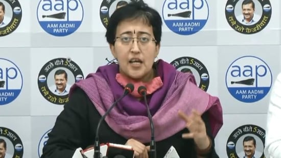 "Here, we are happy to share that Delhi on Friday received 167,000 Covishield doses for the 18-44 age group,” said Atishi.(Screengrab)
