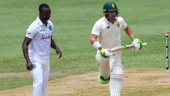 Dean Elgar scored 77. (Cricket South Africa/Twitter) Dean Elgar scored 77. (Cricket South Africa/Twitter)