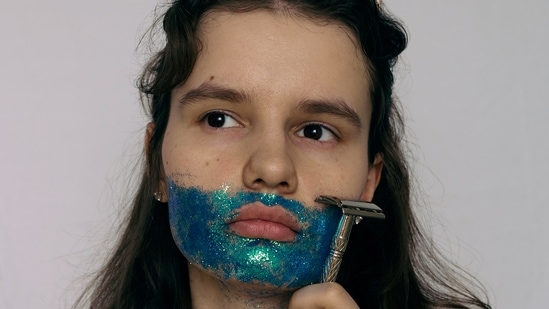 Shaving darkens the skin: Shaving only gets rid of the hair and has nothing to do with skin darkening.(Pexels)