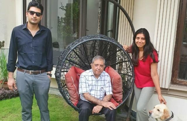 Dr Rohit Bhatia with Dr Karan and Dr Saumya (Sourced) Dr Rohit Bhatia with Dr Karan and Dr Saumya (Sourced)