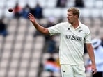 New Zealand's Kyle Jamieson in action during the World Test Championship final.((ANI Photo/ICC Twitter)) New Zealand's Kyle Jamieson in action during the World Test Championship final.((ANI Photo/ICC Twitter))