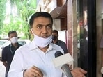 Goa chief minister Pramod Sawant has said that Covid-19 situation is improving in the state.(ANI File Photo) Goa chief minister Pramod Sawant has said that Covid-19 situation is improving in the state.(ANI File Photo)