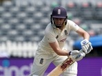 England's Heather Knight in action during day one of the Women's International Test match between England and India at the Bristol County Ground in Bristol, England, Wednesday June 16, 2021.(AP) England's Heather Knight in action during day one of the Women's International Test match between England and India at the Bristol County Ground in Bristol, England, Wednesday June 16, 2021.(AP)