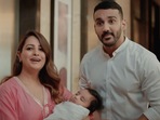 Anita Hassanandani and her husband Rohit Reddy welcomed son Aaravv earlier this year. Anita Hassanandani and her husband Rohit Reddy welcomed son Aaravv earlier this year.
