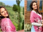 Nusrat Jahan has shared new pictures of herself.