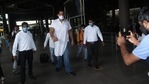 The Great Khali seen at the Mumbai airport. The Great Khali seen at the Mumbai airport.