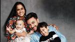 Actor Aayush Sharma with his wife Arpita and kids- Aahil and Ayat Actor Aayush Sharma with his wife Arpita and kids- Aahil and Ayat