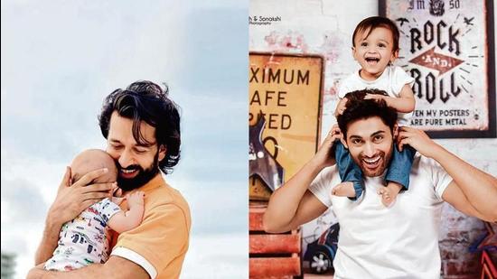 Actors Nakuul Mehta and Ruslaan Mumtaz with their newborns. Actors Nakuul Mehta and Ruslaan Mumtaz with their newborns.