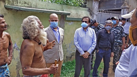 MHA team conduct investigation on post-poll violence in West Bengal, in Birbhum. (PTI Photo) MHA team conduct investigation on post-poll violence in West Bengal, in Birbhum. (PTI Photo)