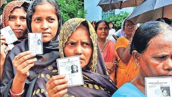 The Bihar panchayat polls could be held in more than 10 phases if the poll panel does not get as many EVMs as required. (PTI Photo)