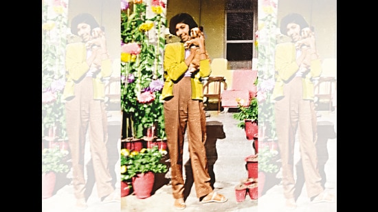 Ritu with her dog Simmi