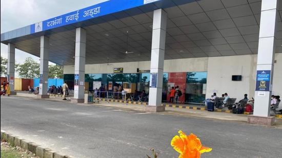 Darbhanga airport was made operation in November last year. (HT Photo) Darbhanga airport was made operation in November last year. (HT Photo)