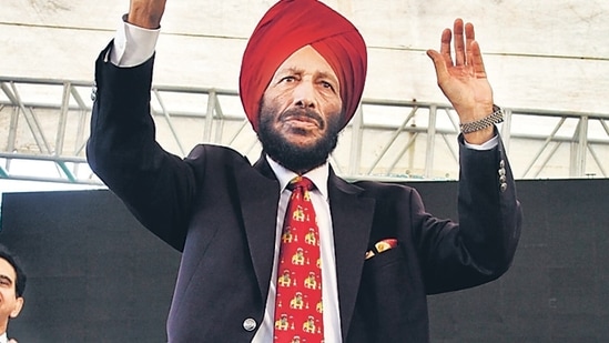 Former Indian athletics Milkha Singh at an event.(FILE PHOTO)