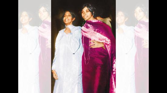 With her first cousin and famed filmmaker Deepa Mehta in Amritsar