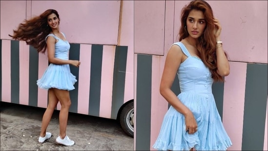 Disha Patani’s flirty blue dress from Pepsi ad deserves a spot in summer closet(Amigos Communications)