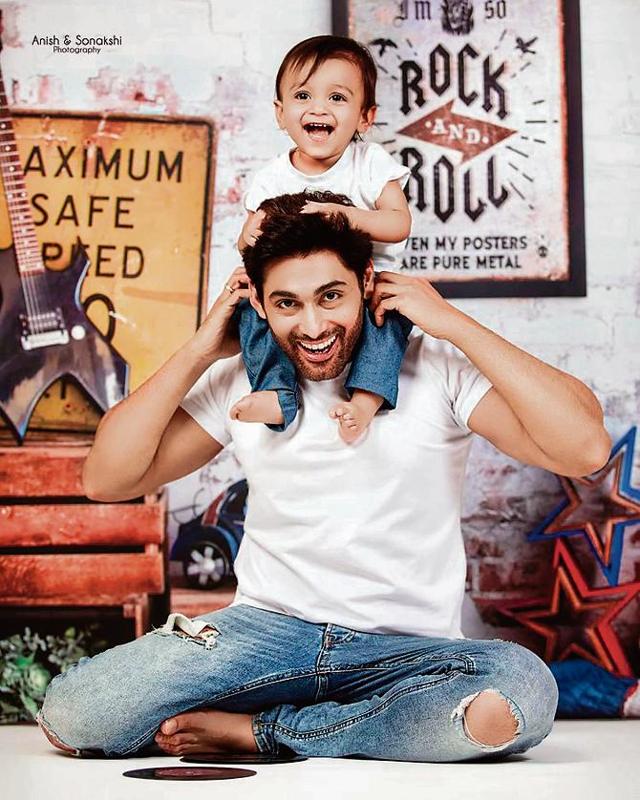 Ruslaan Mumtaz with his son Rayaan. Ruslaan Mumtaz with his son Rayaan.