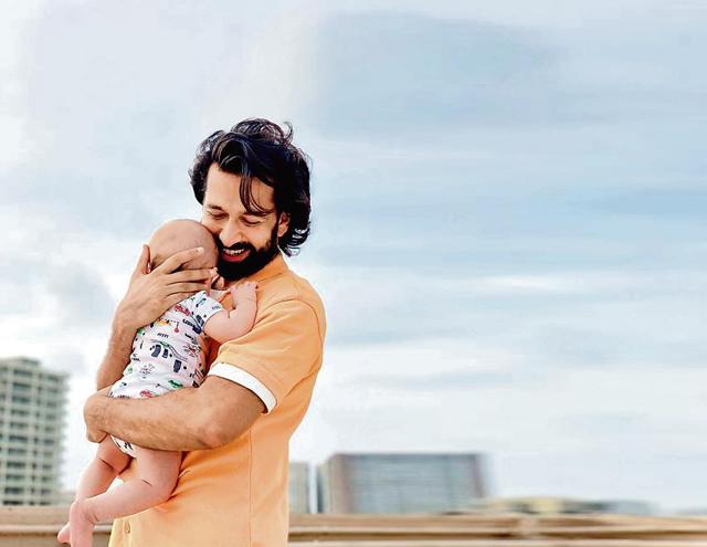 Nakuul Mehta with son Sufi. Nakuul Mehta with son Sufi.
