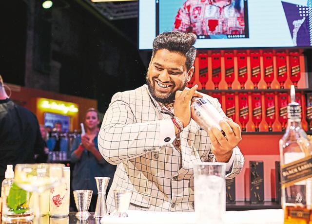 There are places in India where bartenders are chosen for their showmanship rather than skills at mixing drinks