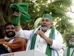 Bharatiya Kisan Union leader Rakesh Tikait. (ANI PHOTO). Bharatiya Kisan Union leader Rakesh Tikait. (ANI PHOTO).