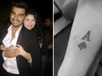 Arjun Kapoor dedicated his new tattoo to his sister Anshula Kapoor, whom he called his ‘number one human’.